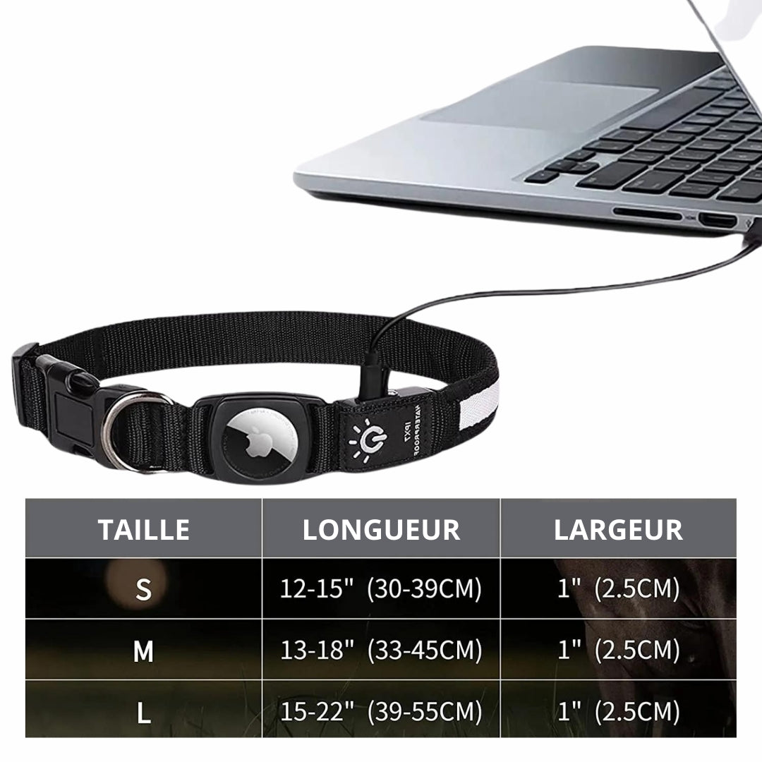 collier airtag dimensions