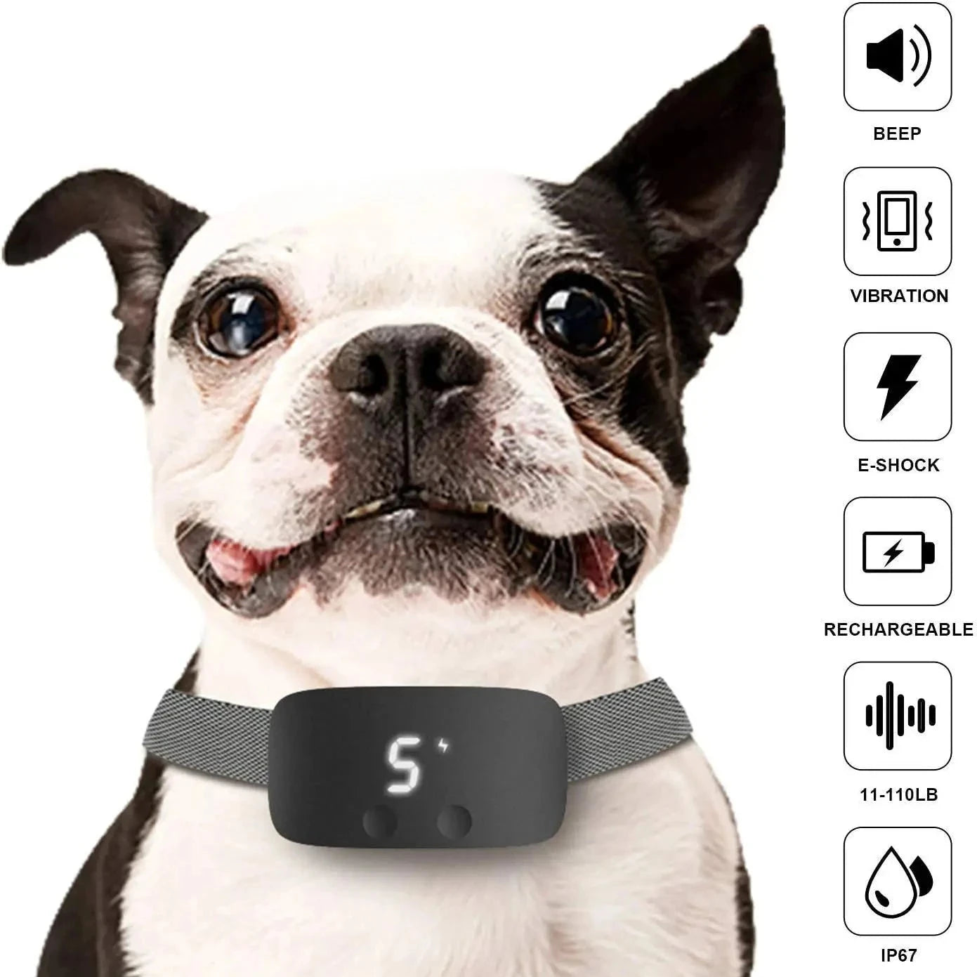BARKO - Automatisches Antibellhalsband fr Hunde HisoPet BARKO - Automatisches Antibellhalsband fr Hunde HisoPet