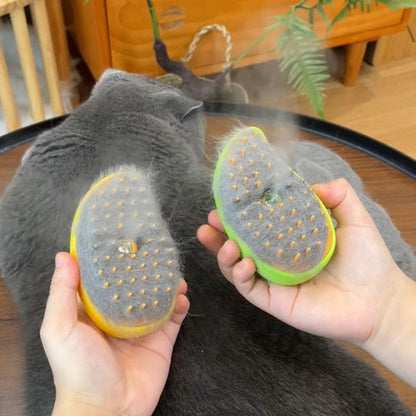 MANGO - Brosse de Toilettage avec Spray Vapeur d'Eau