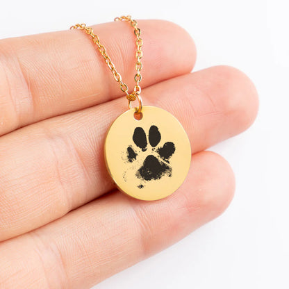 Collier Personnalisé empreinte Chien