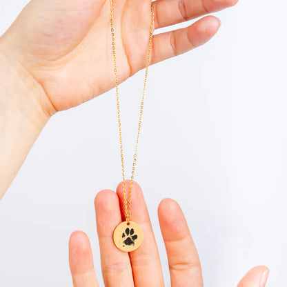 Collier Personnalisé Chat pendentif