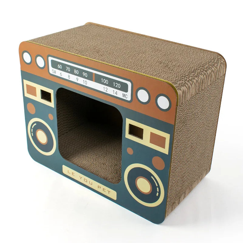 RETRO - Niche pour Chat en Poste de Radio