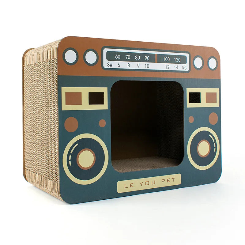 RETRO - Niche pour Chat en Poste de Radio