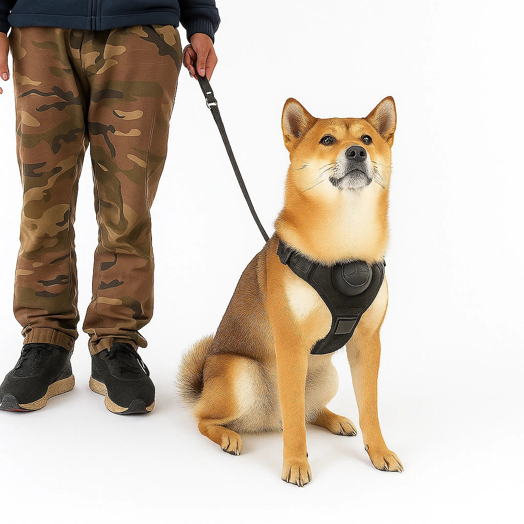 Harnais Chien avec Laisse Rétractable Intégrée