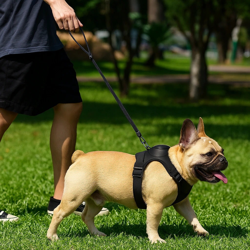 Harnais Chien avec Laisse Rétractable Intégrée