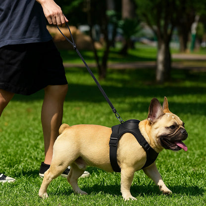 Harnais Chien avec Laisse Rétractable Intégrée