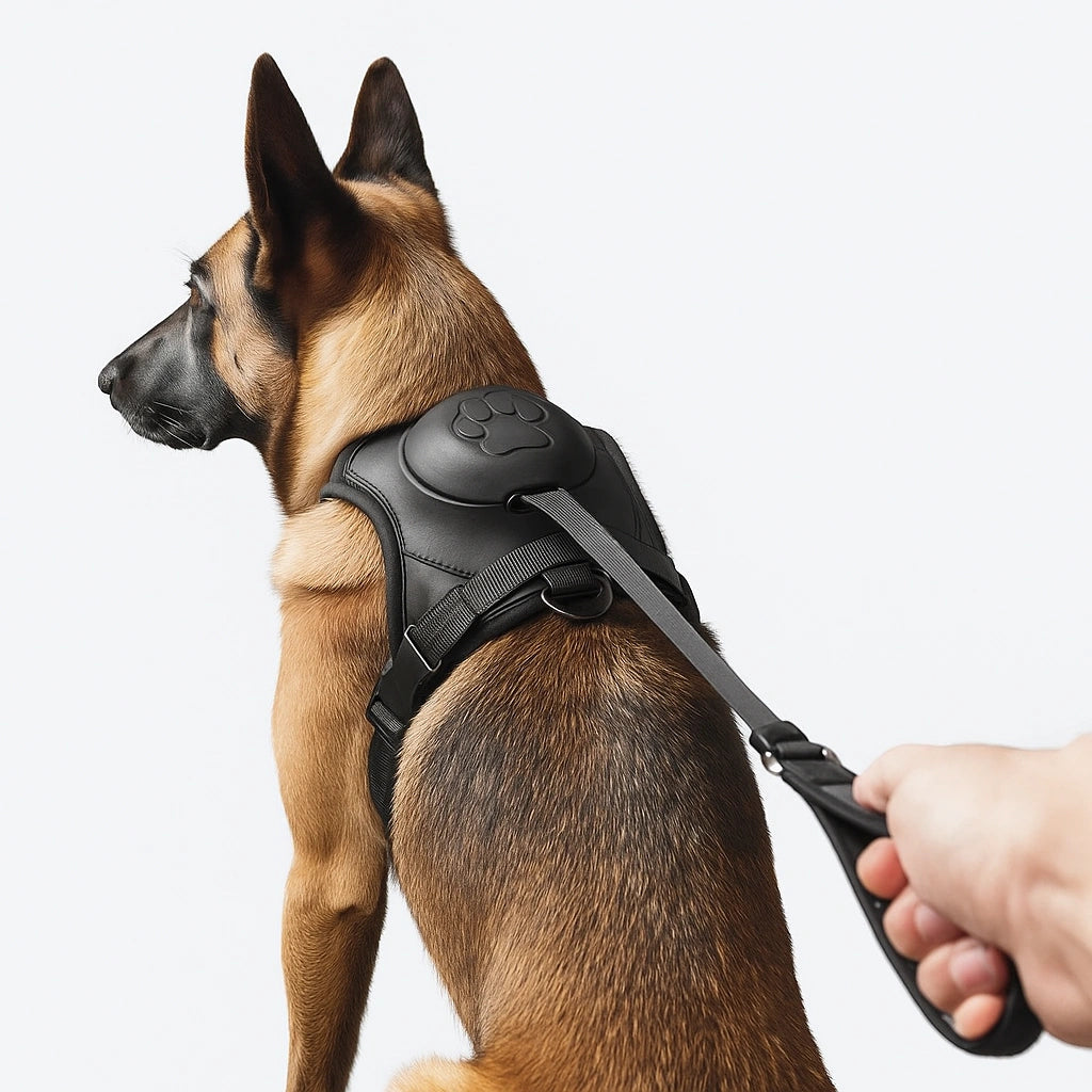 Harnais Chien avec Laisse Rétractable Intégrée