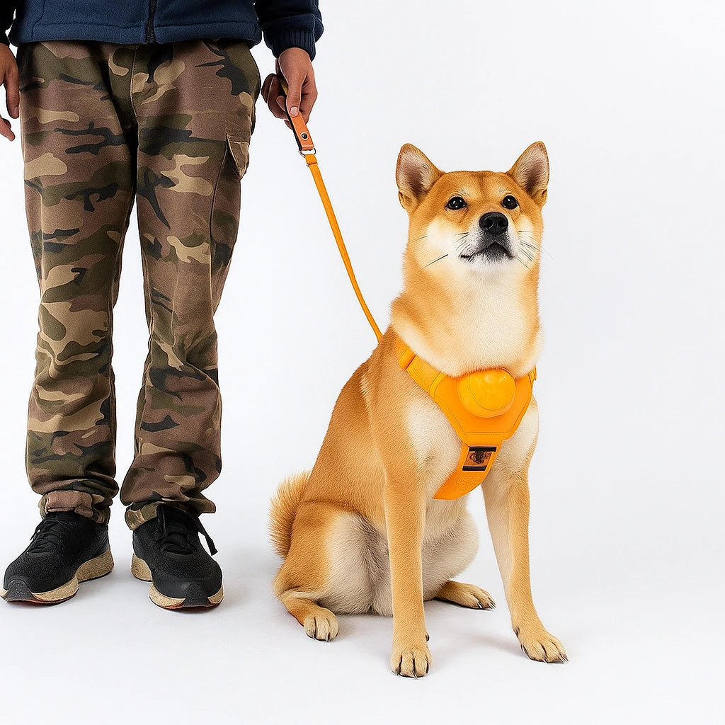 Harnais Chien avec Laisse Rétractable Intégrée