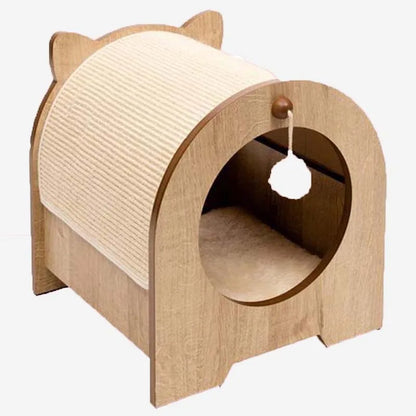 TRIO - Cabane pour Chat en Bois