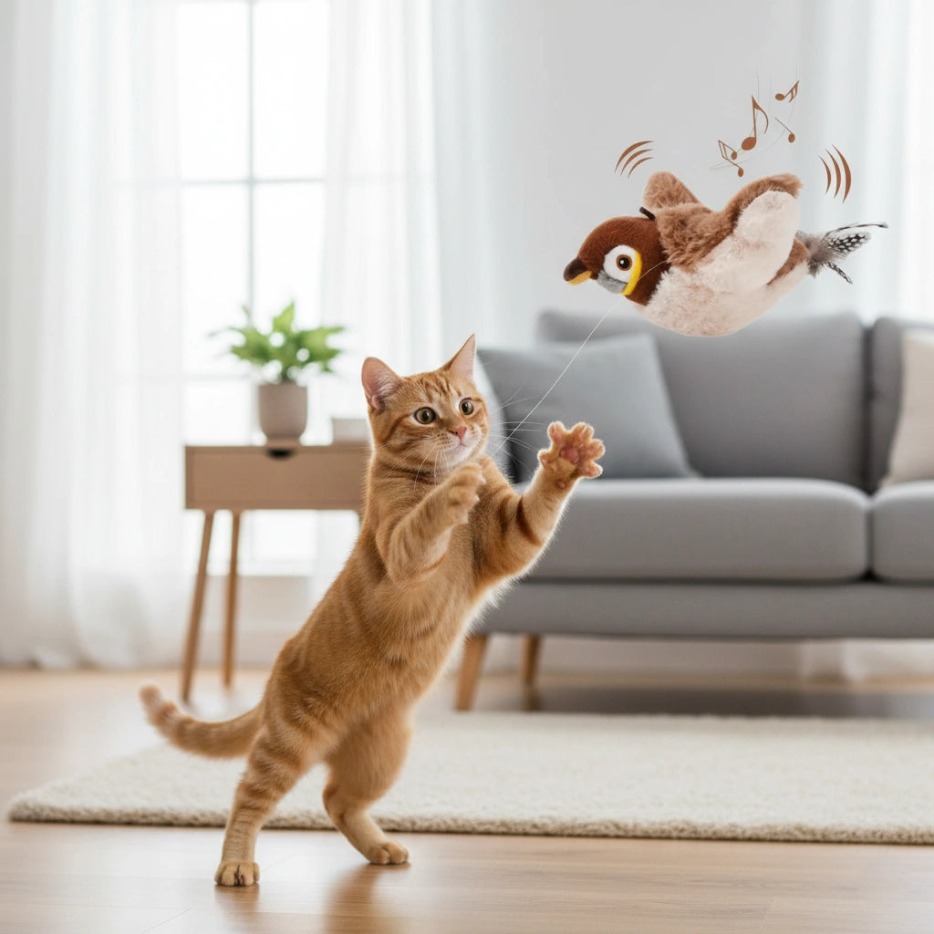 jouet interactif pour chat 