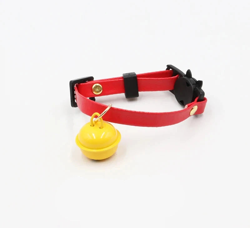 collier clochette rouge pour chat