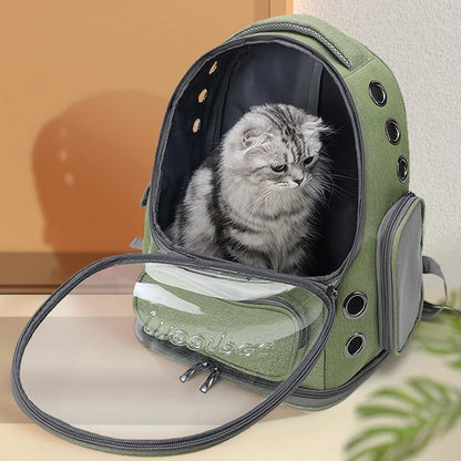 MOOR - Sac à Dos pour Chat Transparent