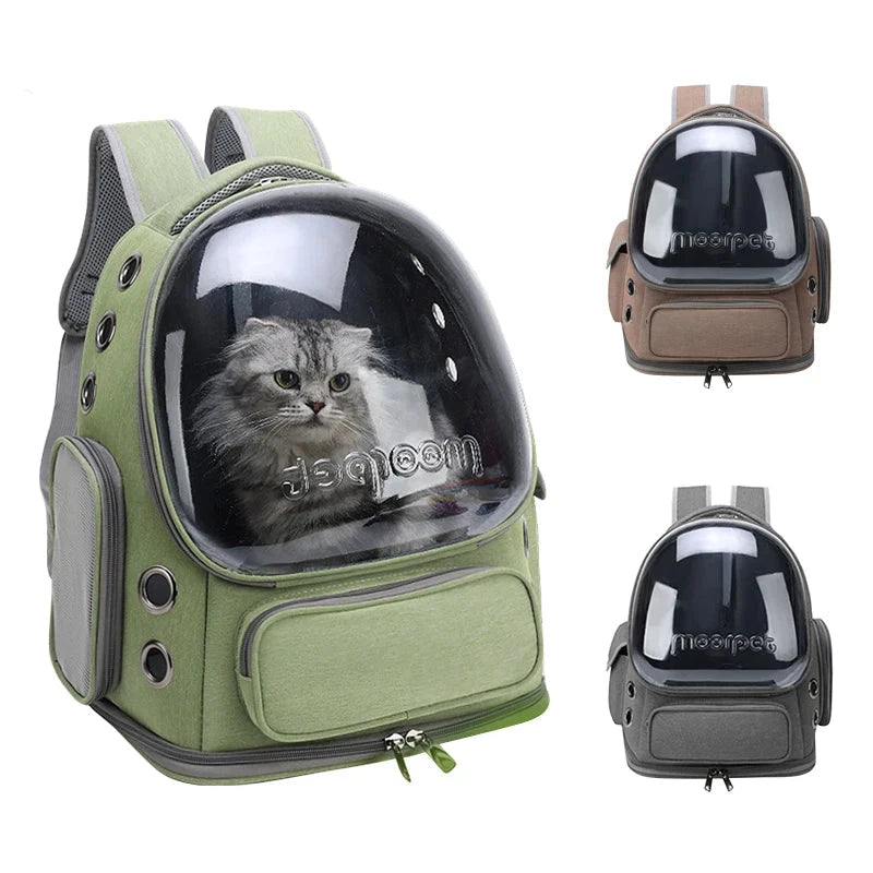 MOOR - Sac à Dos pour Chat Transparent