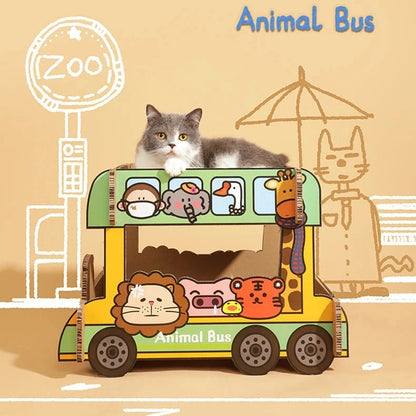 ZOOM - Cabane pour Chat en Autobus