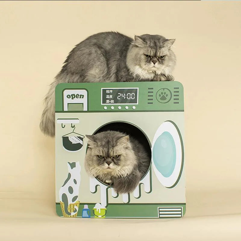 Niche pour chat machine a laver