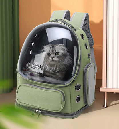 MOOR - Sac à Dos pour Chat Transparent