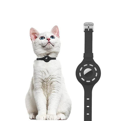 Collier GPS Chat pour Airtag en Silicone