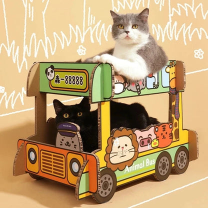 ZOOM - Cabane pour Chat en Autobus