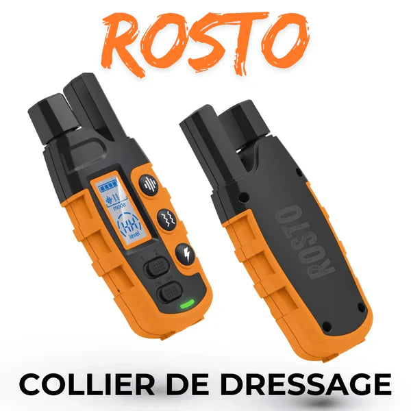 ROSTO - Collier de Dressage pour Chien avec Télécommande