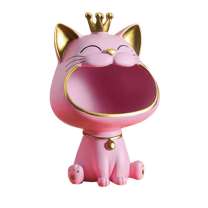 Figurine Chat Roi - Vide Poches