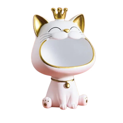 Figurine Chat Roi - Vide Poches