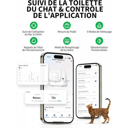 Litière Automatique smartphone