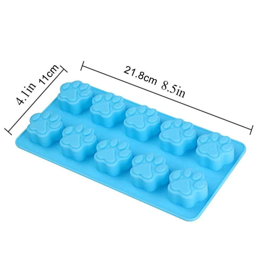 moule silicone bleu friandises chien