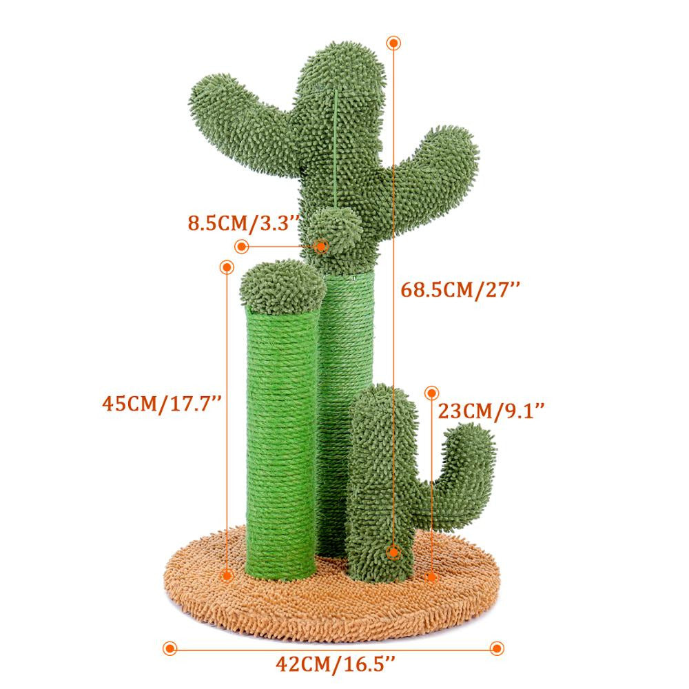 arbre a chat cactus dimensions