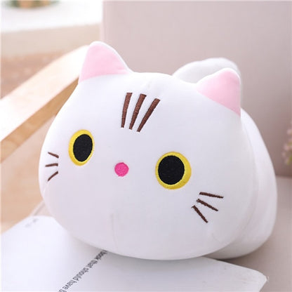 peluches chat kawaii blanc