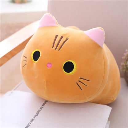 peluches chat kawaii orange