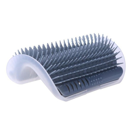 brosse murale gris pour chat