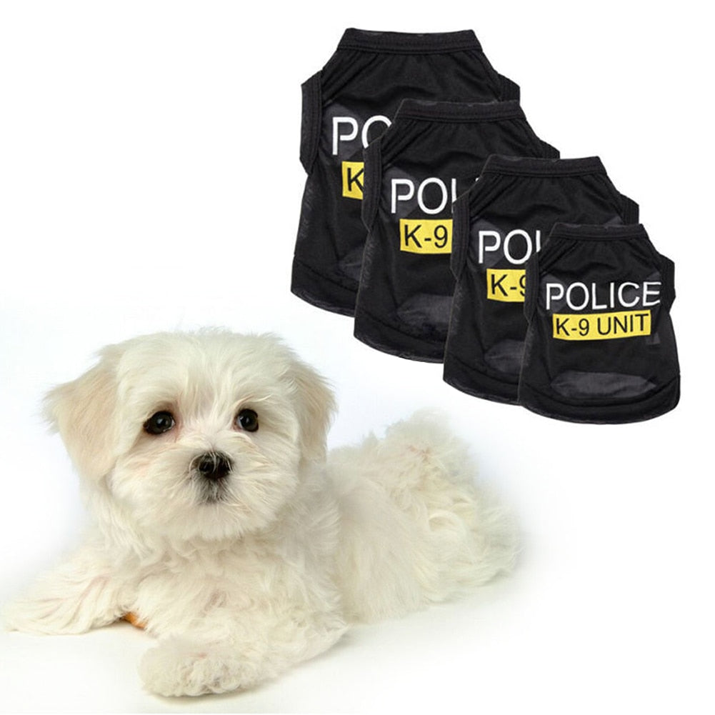 costume police pour chien