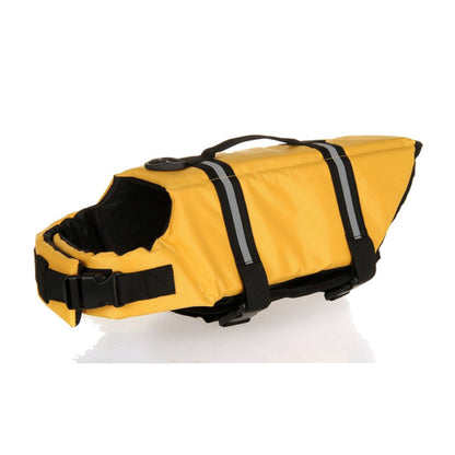 gilet sauvetage chien jaune