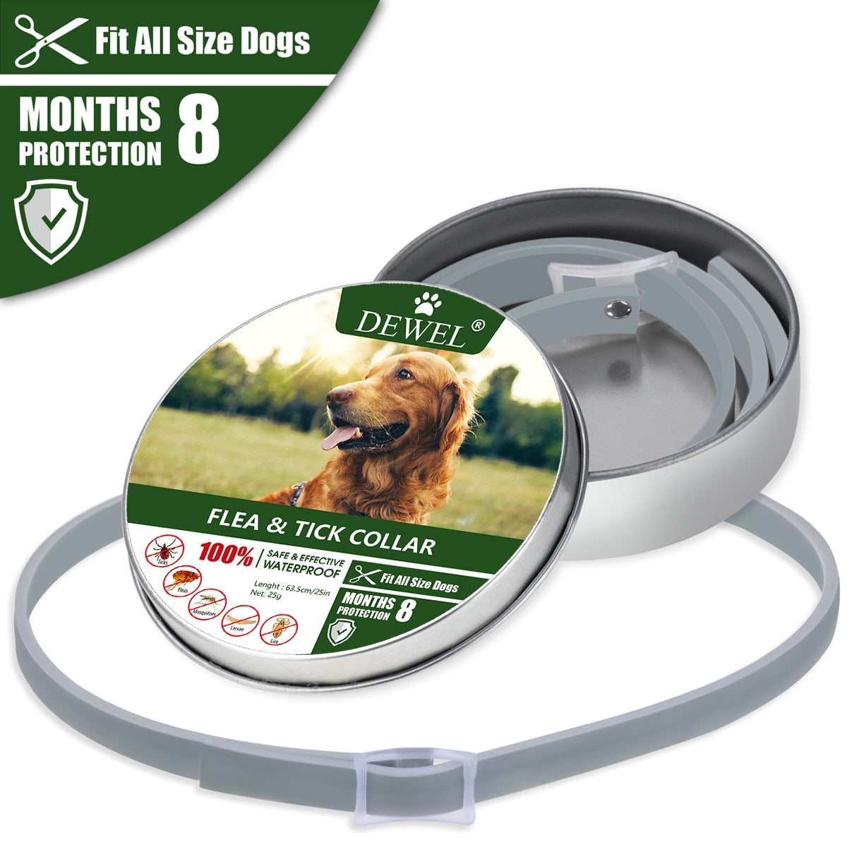 Anti-flea and insect collar - 8 month protection