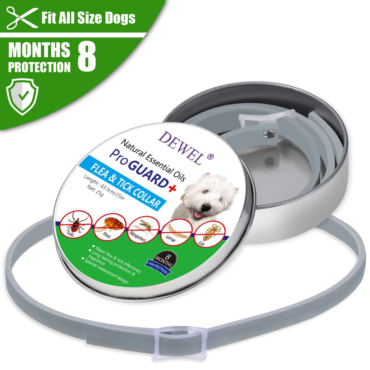 Anti-flea and insect collar - 8 month protection